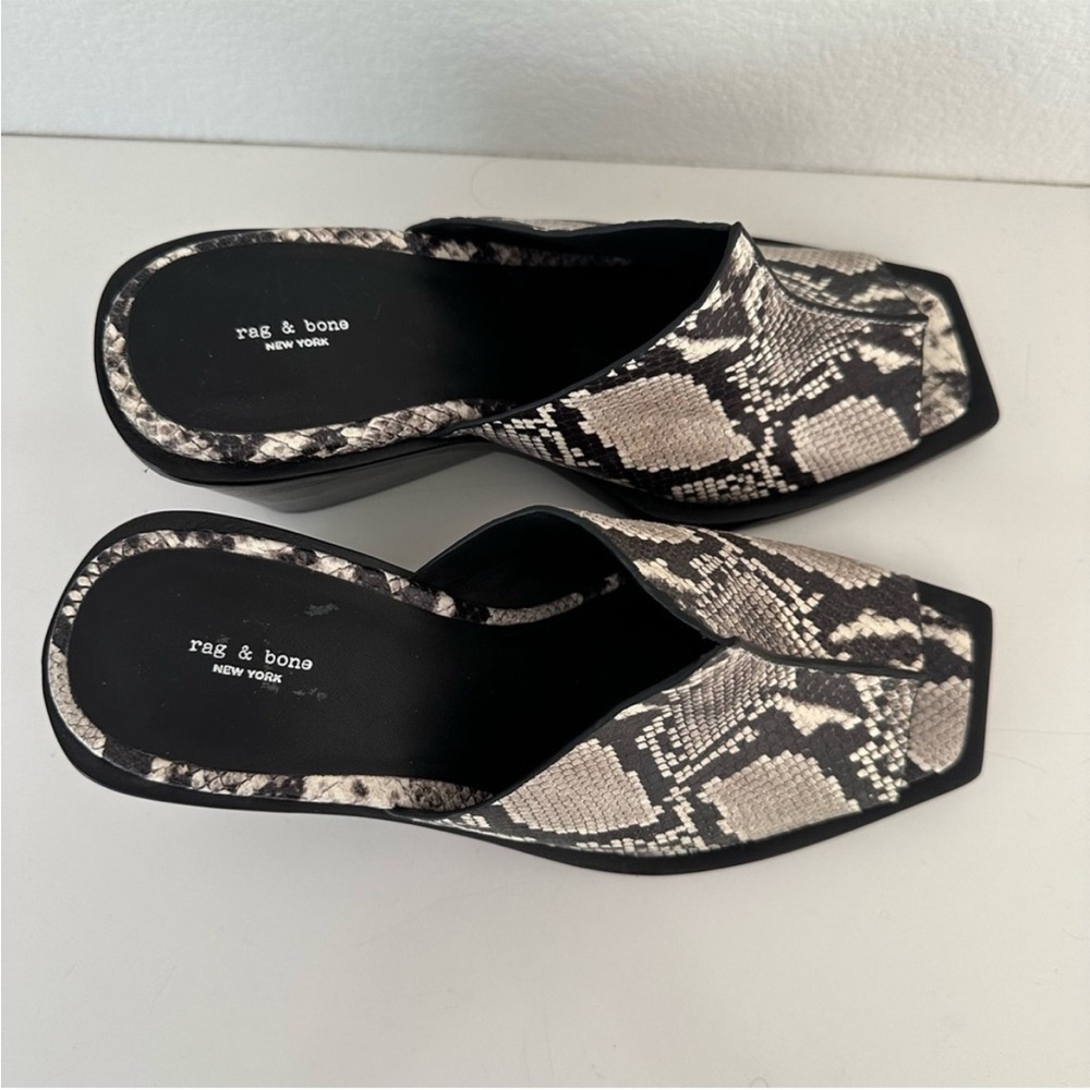 rag & bone Santiago Snakeskin Embossed Wedge
Sandal - Picture 7 of 8